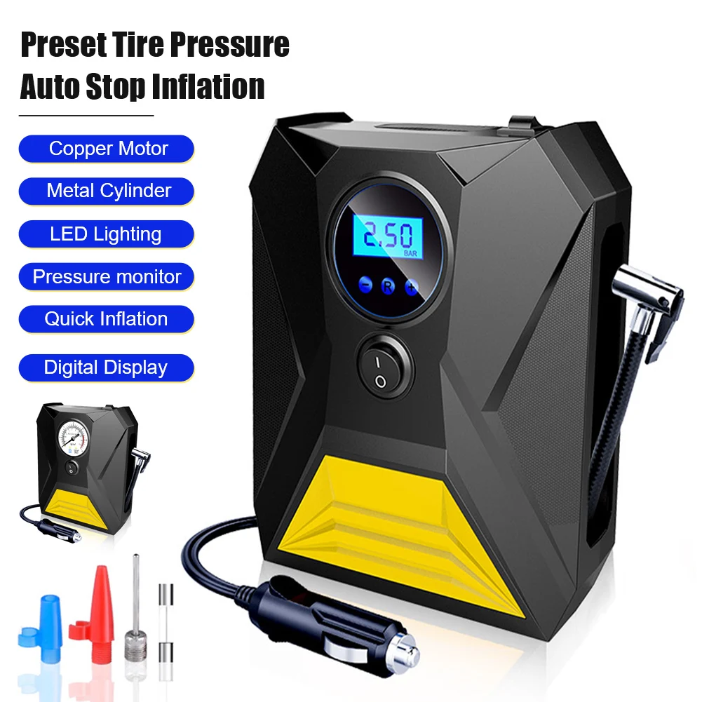 car air pump - air compressor portable - car tire inflator - Aliexpress