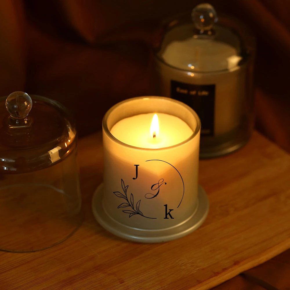 CustomizedHighendSoyWaxGlassCupsHealthyEssentialOils