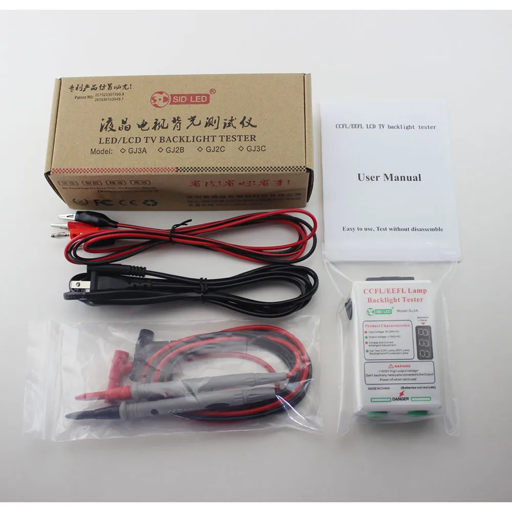All size LCD Lamp CCFL EEFL Light Tube Laptop TV Backlight Tester Repair Tools 5