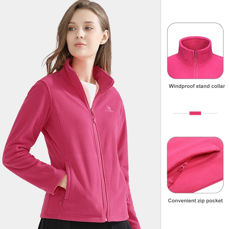 GOLDEN CAMEL Hiking Fleece Jacket for Men Women Outdoor Camping Windbreaker Climbing Trekking Jackets Men s