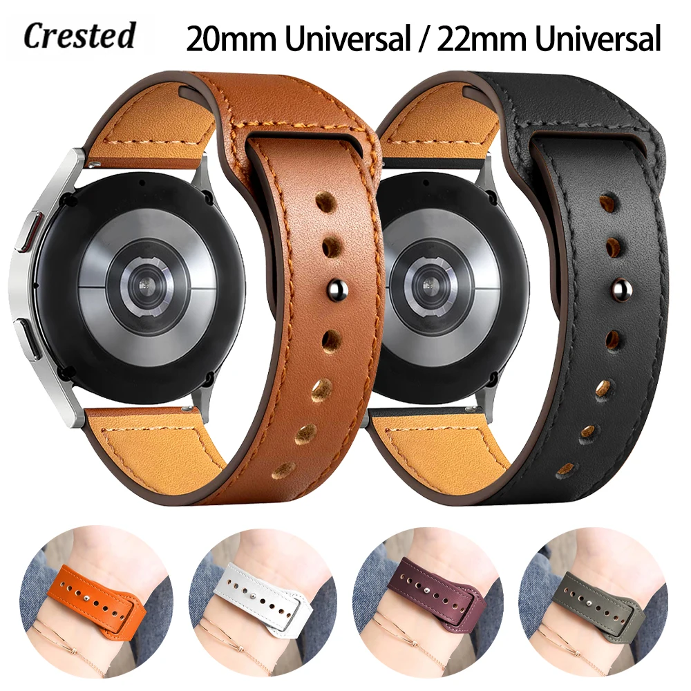 Samsung Watch 4 Classic Genuine Leather Bracelet  Samsung Galaxy Watch 5  Band Gap - Watchbands - Aliexpress