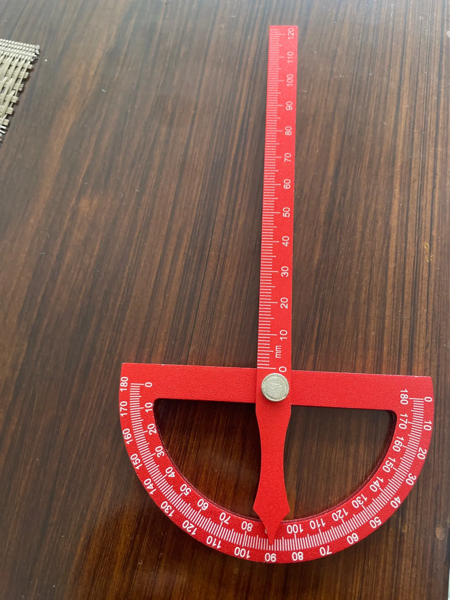 Aluminum Alloy Protractor Angle Marking Ruler, Multifunctional Protractor Woodworking Ruler for High-precision Angle Measurement photo review
