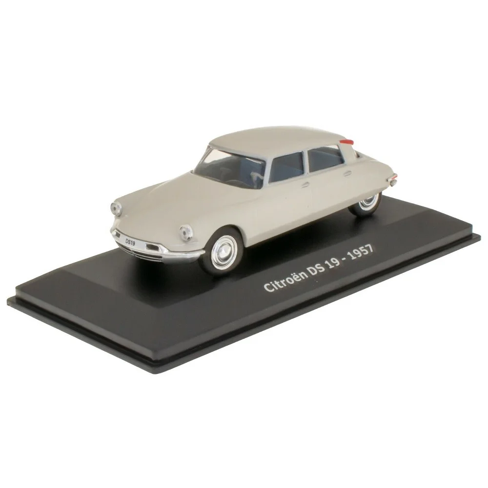 Hachette, Citroello Ds19 1957, Scala 1:43, Miniatura Pressofusa Da Collezione, Collezione Di Auto Incredibili, Prodotta Da Norev In Grecia, Nuova Base