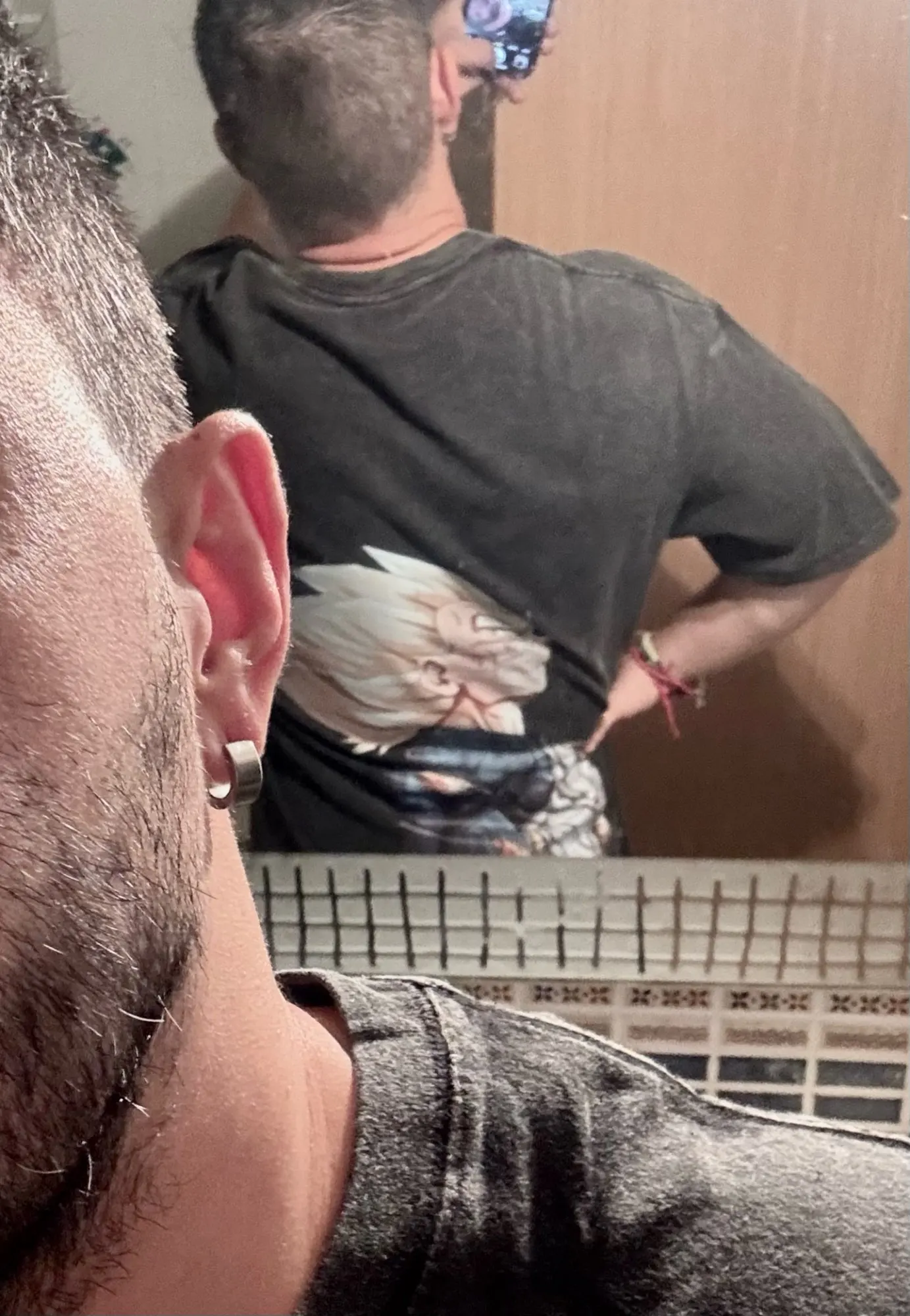 Anime Dragon Ball Z Vegeta Vintage Wash T-Shirt Short Sleeve Loose Sports Fitness T-Shirt Men's Harajuku Clothing Dragon Ball