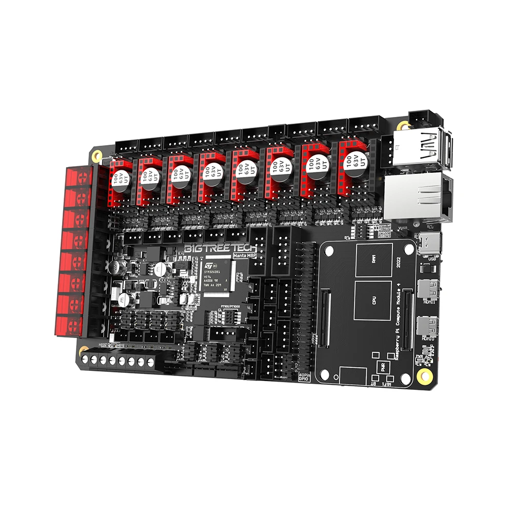 Bigtreetech manta m8p m5p m4p Motherboard 32bit klipper marlin vs raspberry pi cm4 für voron ender 3 3d drucker steuer karte