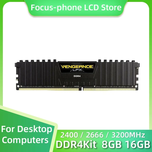 Corsair Vengeance LPX 16GB 8GB DDR4 3600MHz 3200MHz 1.35V Desktop Memory -  Black - AliExpress