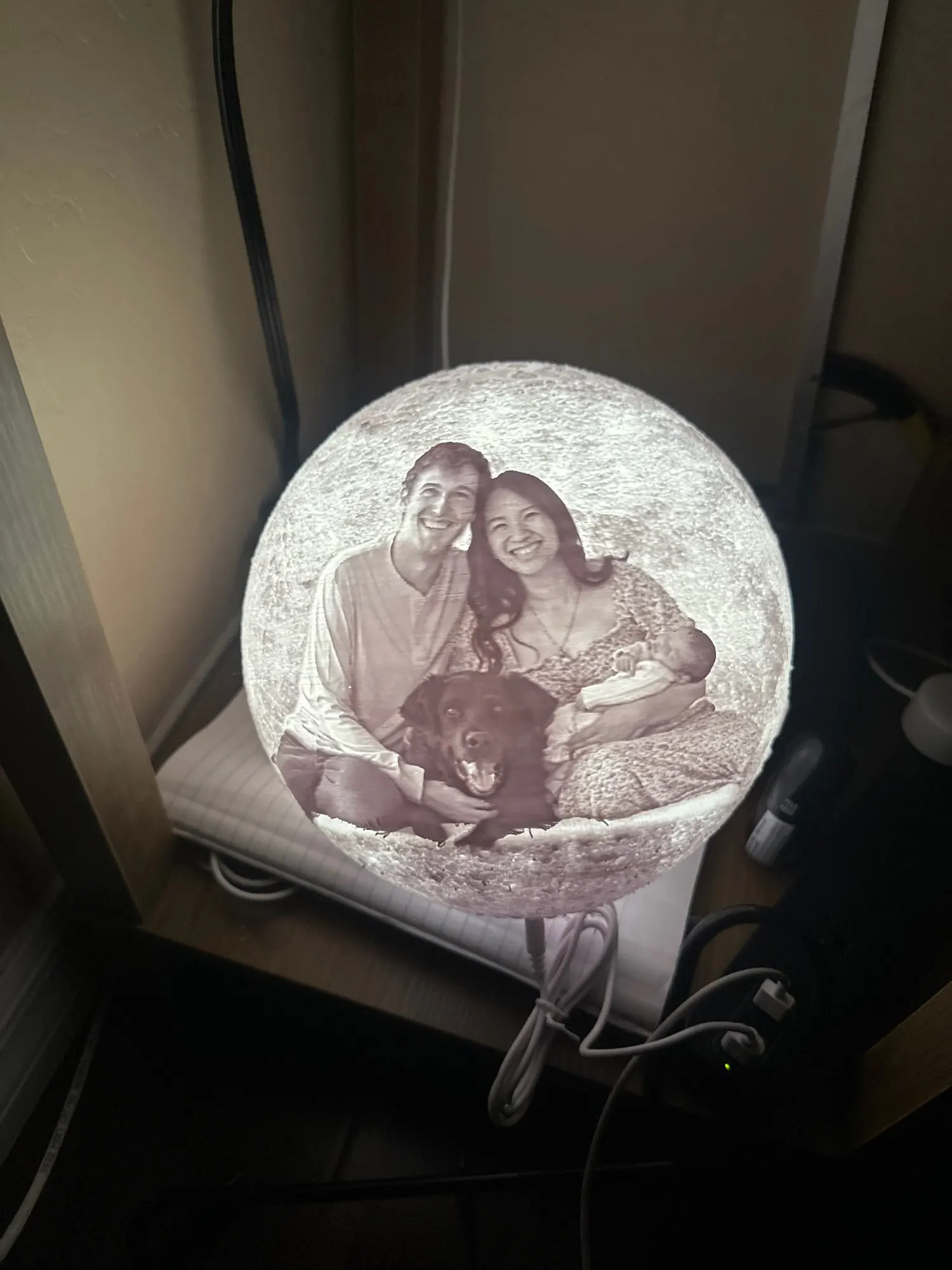 Lampada Cuore - con Foto a scelta