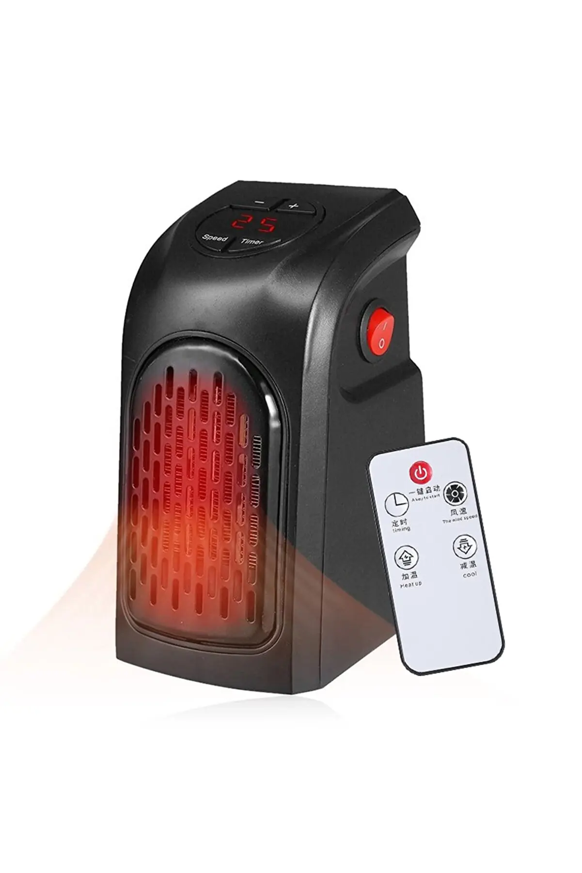 

Outlet Kumandalı Fan Heater - Quickly Heats up Your Entire Room- Maintains the Tempera-Hot Air Heater