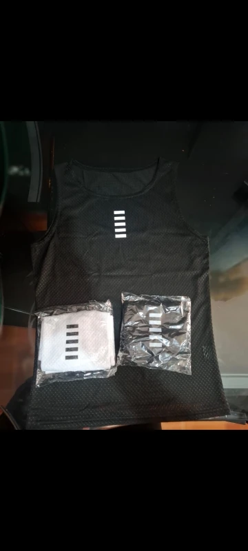 Cycling Base Layer Reflective Underwear White Cycling Jersey Sport Vest Men Undershirt Quick Dry Elastici Vest Road Bike Jersey photo review