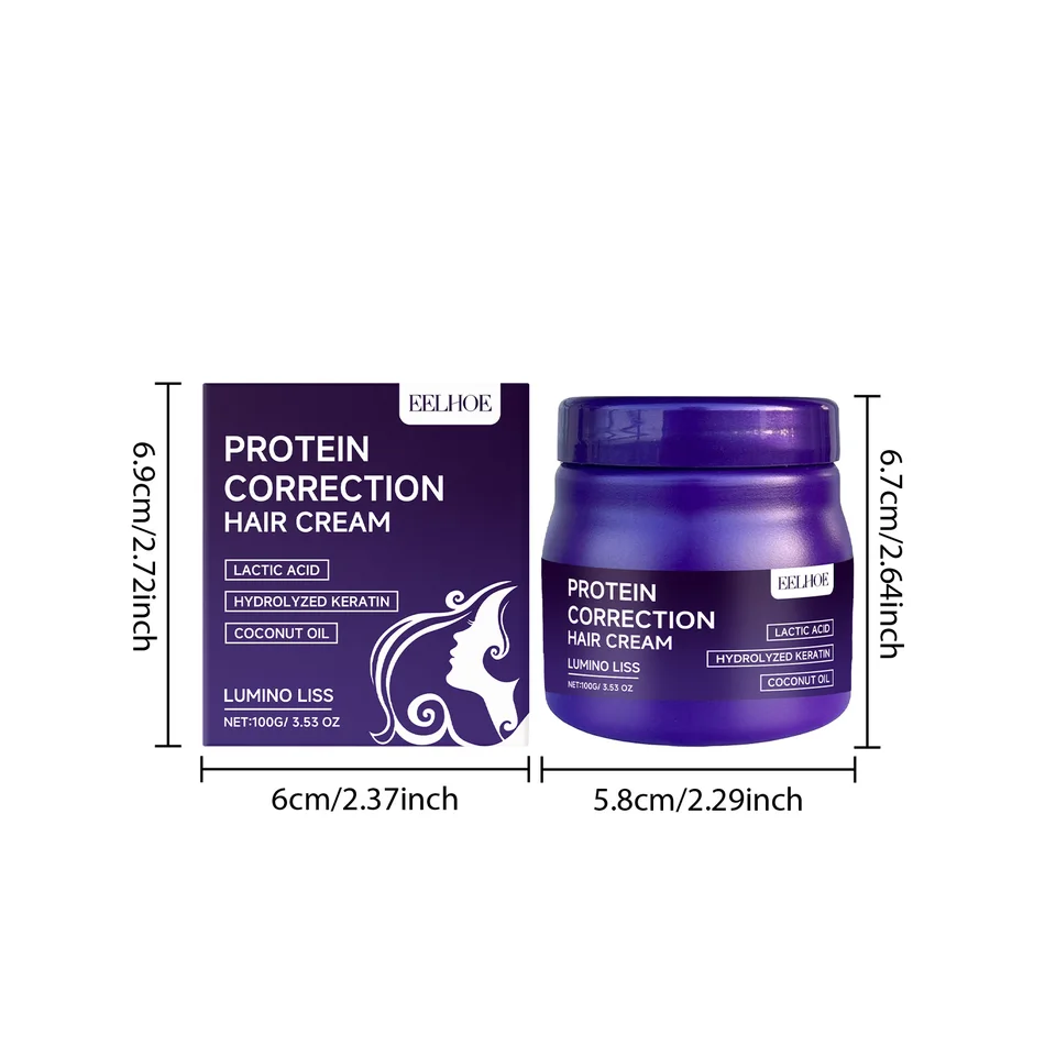 Keratin Smoothing Hair Straightening Cream 100g