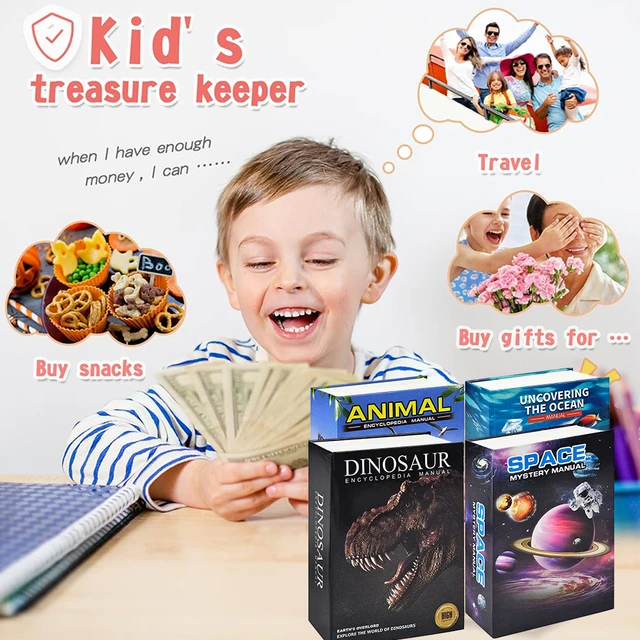 New Book-Shaped Safe with Combination Lock – Hidden Money Box & Secret Storage Vault for Kids, Perfect Birthday & Christmas Gift 6
