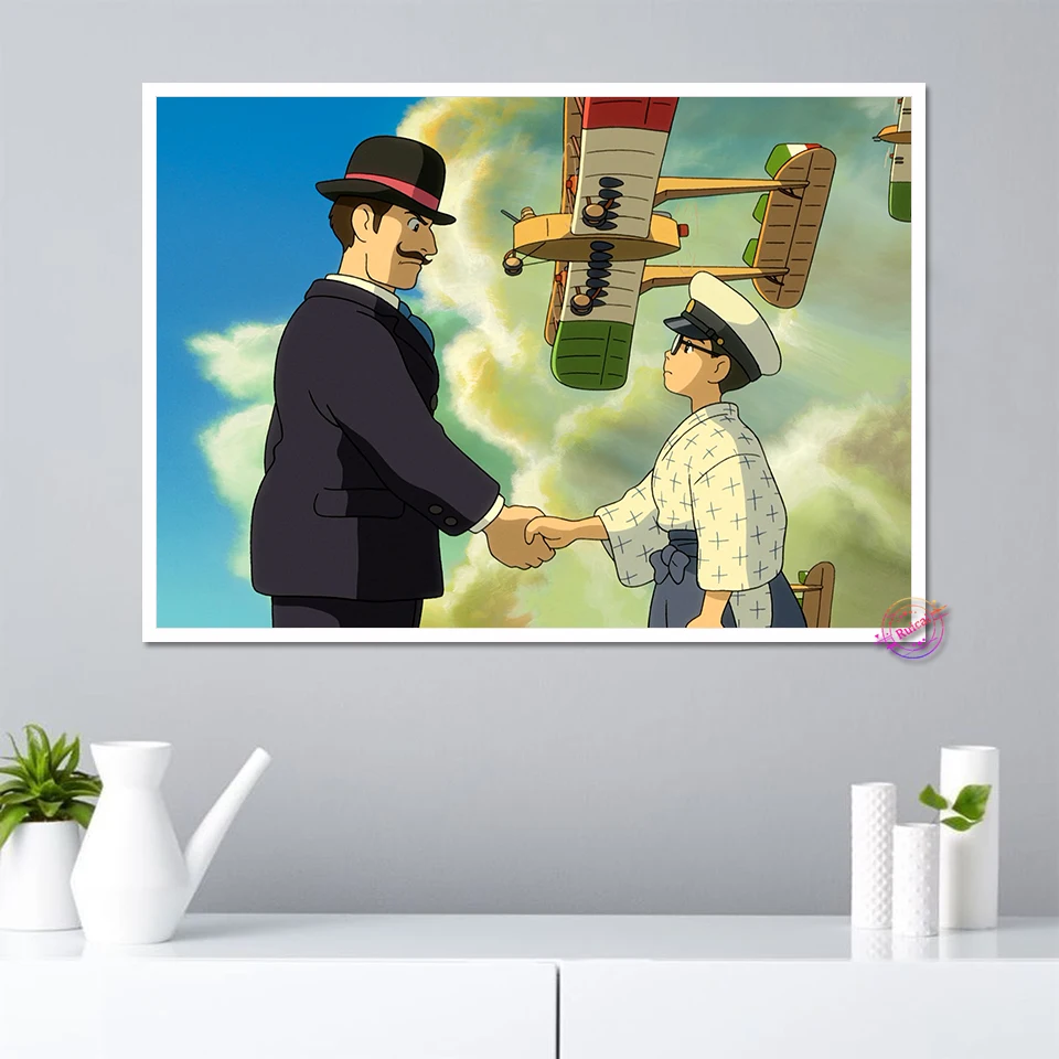 Grave of the Fireflies Poster Modern Miyazaki Hayao Classic Anime Movie  Canvas Painting Wall Art Kids Room Home Decor - AliExpress