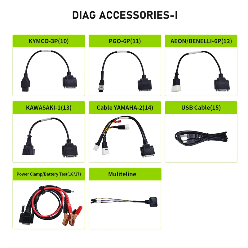 Original JDiag M100 Pro Motorcycle Scanner D87 D88 Function Motor Scan Battery Tester Motorbike Diagnostic 2 in1