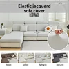 Four-season universal new solid color sofa hats jacquard all-inclusive sofa cushion covers non-slip breathable sofa hats wholesa 1