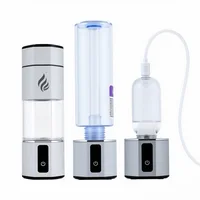 Meilleures ventes 2026, Bouteille d'eau hydrogénée 8000ppb, Type multifonctionnel 3-en-1, Valve de décompression supérieure, Tasse à boire portable 5
