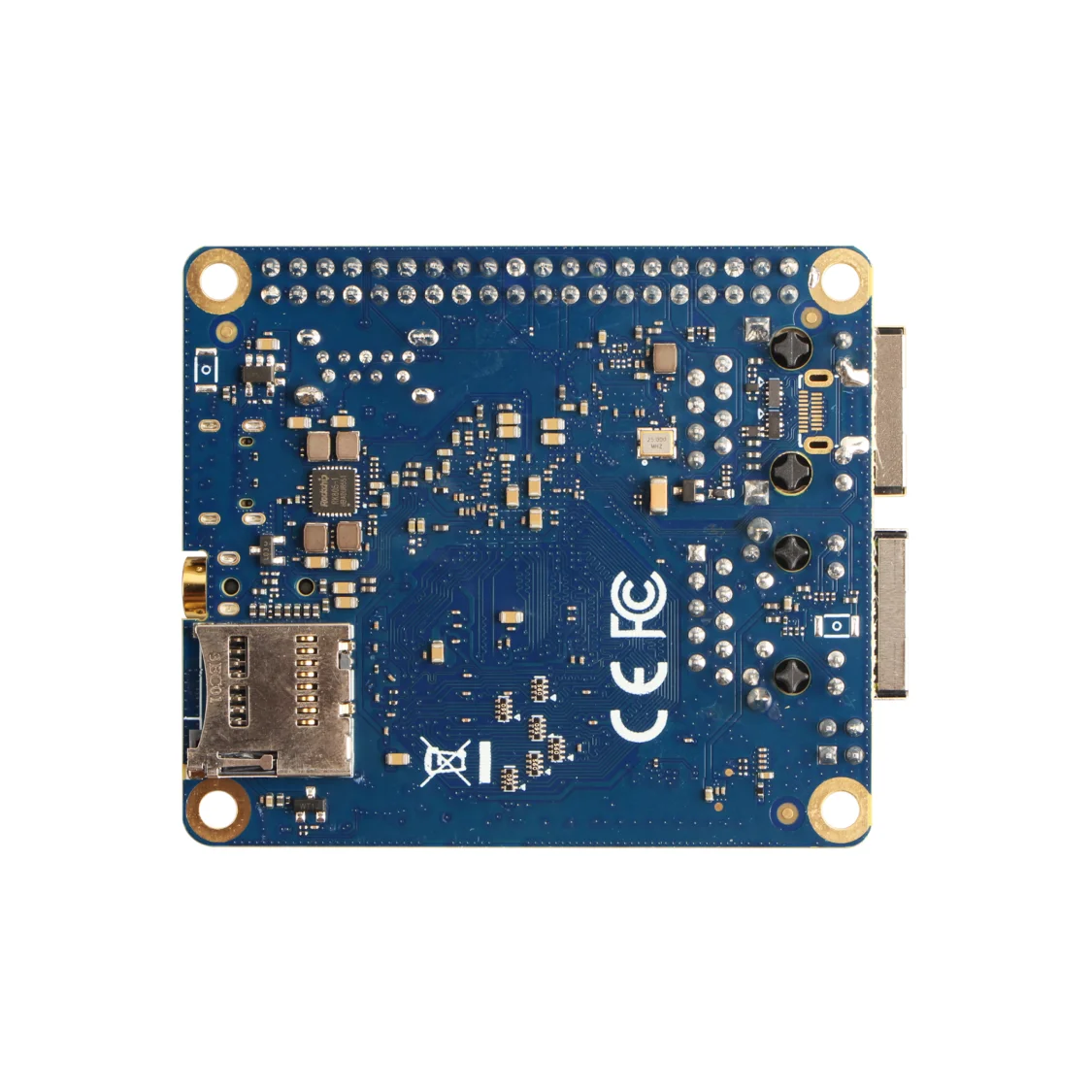 Single Board Computer Radxa ROCK Pi E RK3328 4-core CPU, Dual Gigabit Ethernet,WiFi4 or WiFi5 Optional and eMMC,Single Board Computer