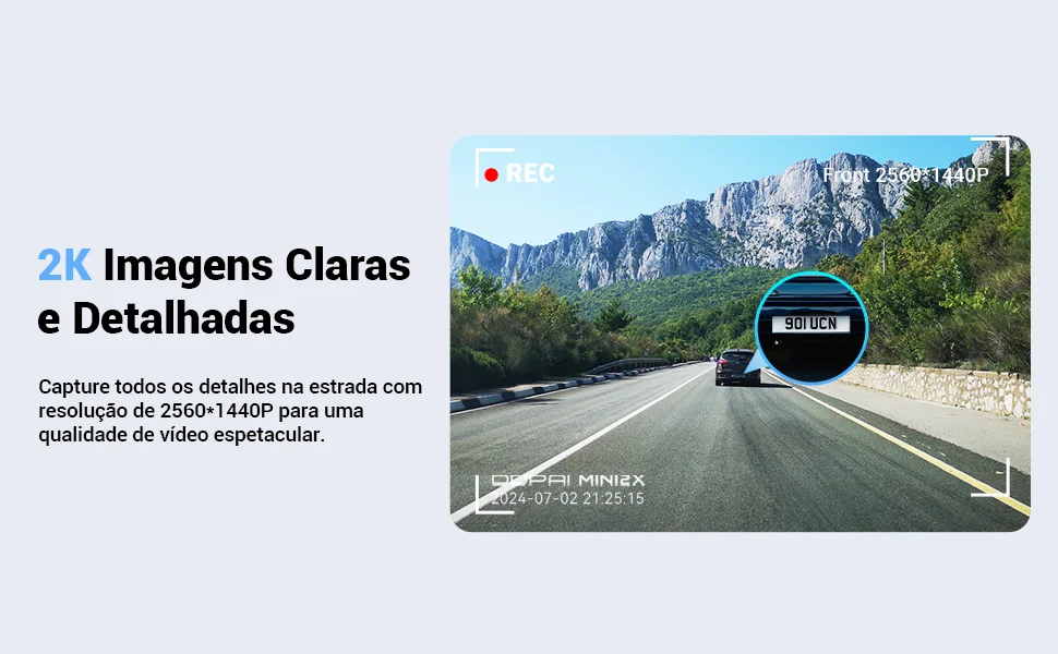 DDPAI Mini 2X 2K QHD Front Car Camera description image 2