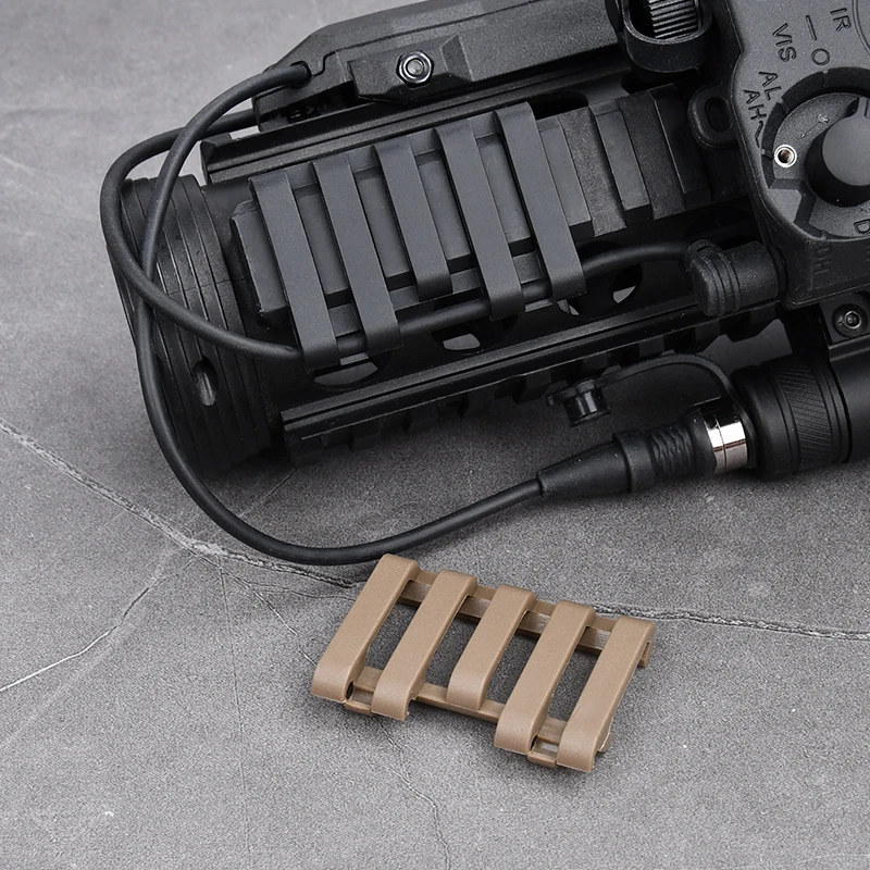 airsoft PEQ15 NGAL Wire Guide System Cable Management Rail Cover Picatinny Rail Handguard Wire Guide Tail Fixed wire guide,picatinny rail accessories