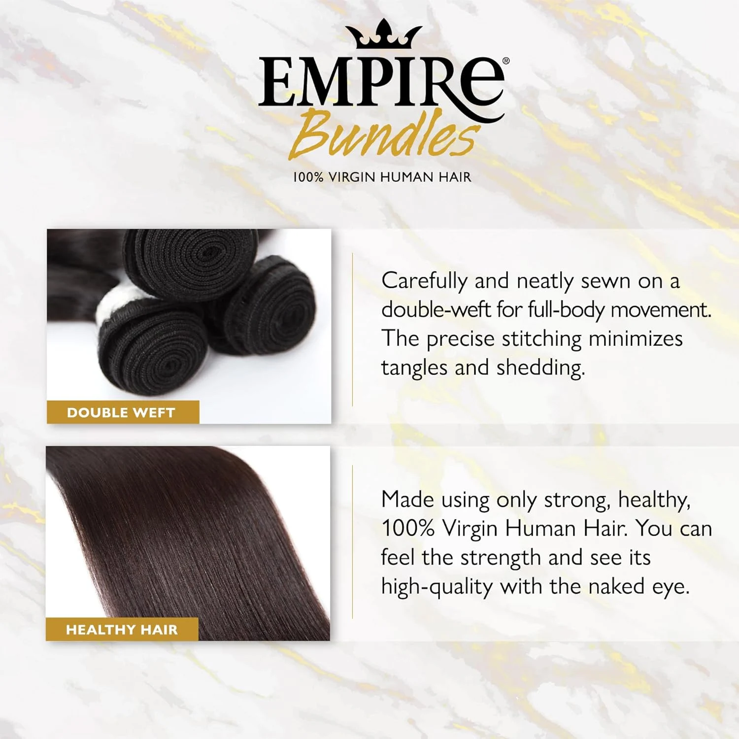 Sensationnel Virgin Human Hair Weave Empire Bundles 3X Multi Pack Brazilian Crul 3