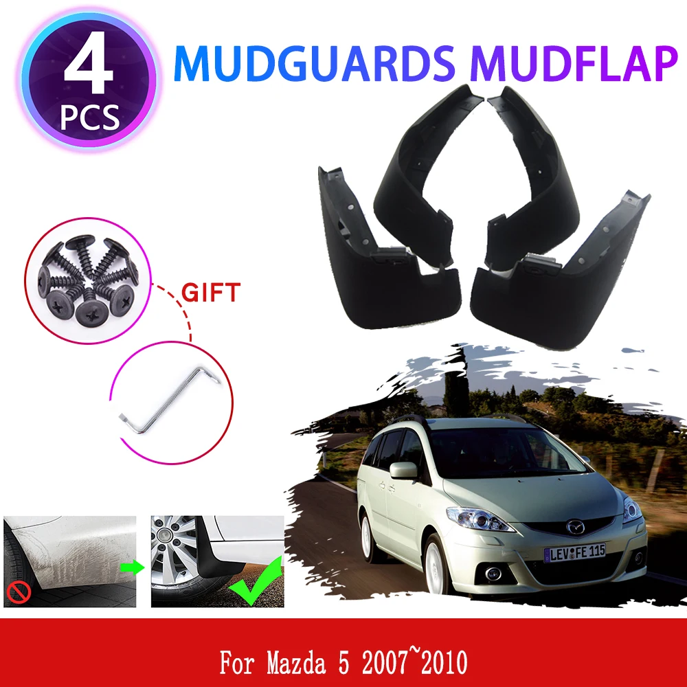 Parafanghi Per Mazda 5 Mazda5 2007 ~ 2010 2008 2009  Parafanghi Parafango Anteriore Parafanghi Razzi Paraspruzzi Copri Accessori Ruota Styling