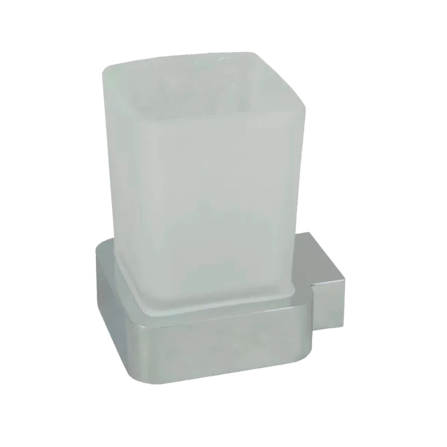 Porta Cepillo De Dientes Baño Acero Inoxidable Cuadrada