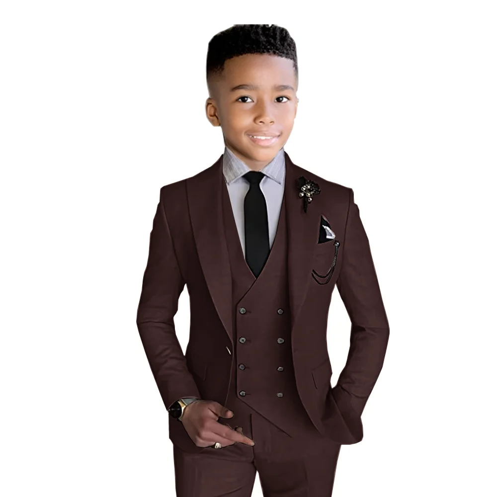 Boys Tuxedo Suit Classic Design Ages 2-16 For Weddings and Celebrations