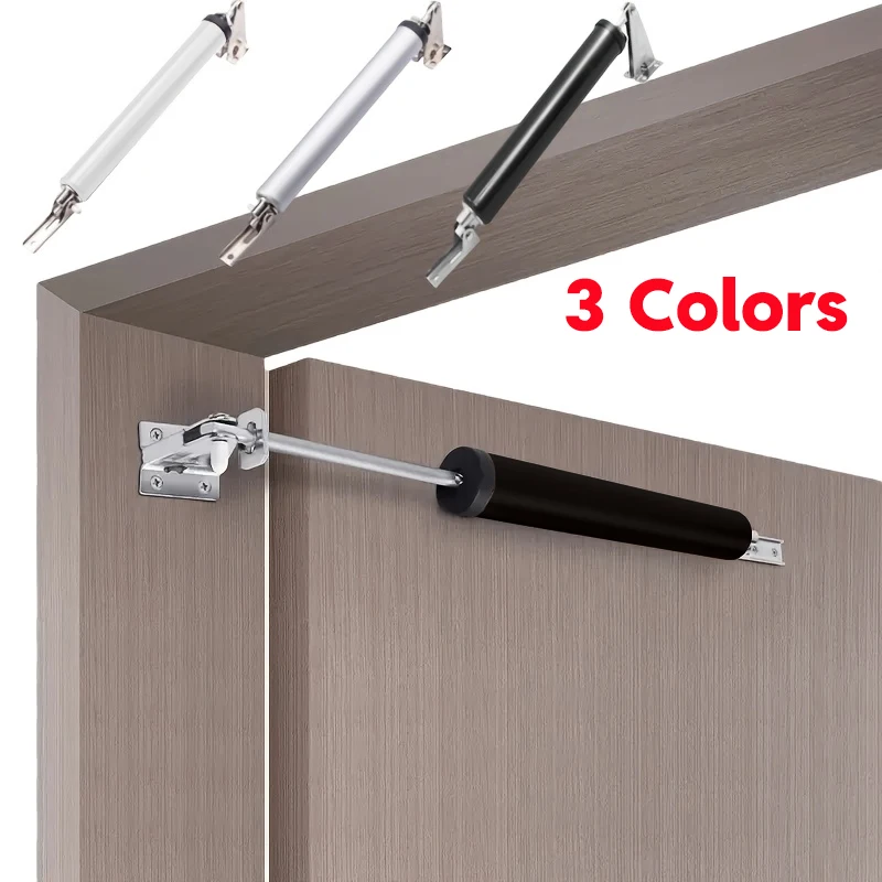 ประตูอัตโนมัติในครัวเรือนพร้อมบัฟเฟอร์เงียบประตูไม้ Rebound เปิดป้องกันผู้ถือประตูฮาร์ดแวร์ประตูปิดอุปกรณ์ 1