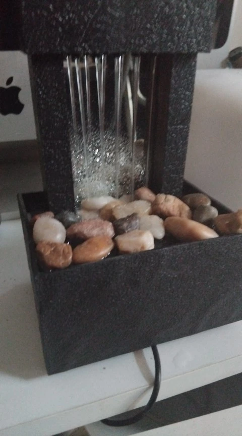 LED Illuminated Zen Meditation Desktop Water Fountain photo review