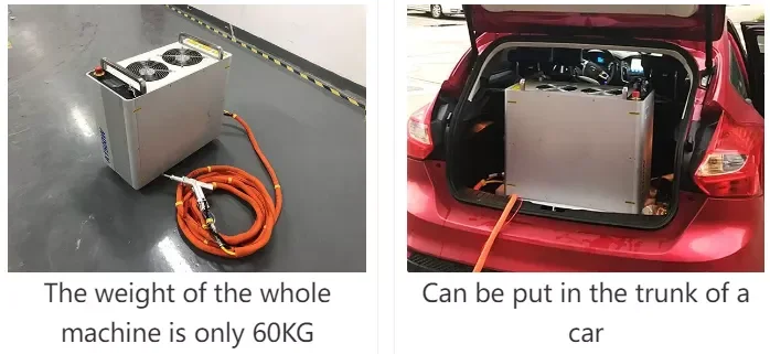 Máquina de soldadura láser de mano Yag, soldadora láser para lámina de metal