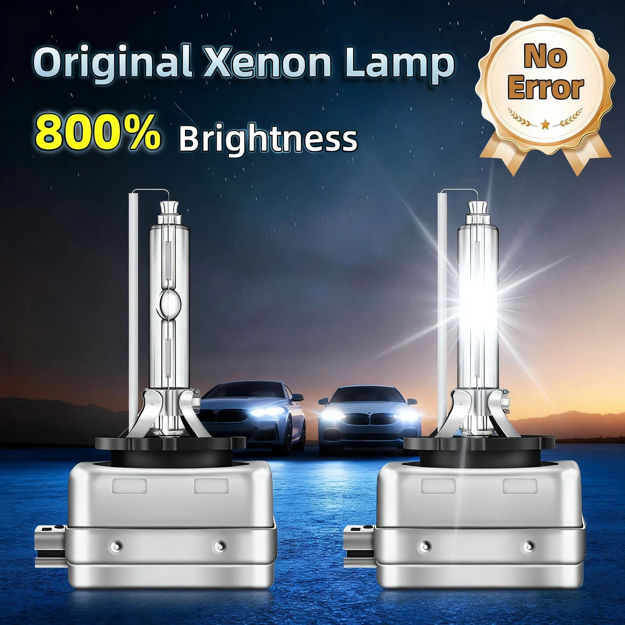 D1S D1R Xenon Headlight HID Car Bulbs 35W 4300K 5000K 6000K 10000K Headlamp Auto Lamp 12V Plug And Play 2Pcs