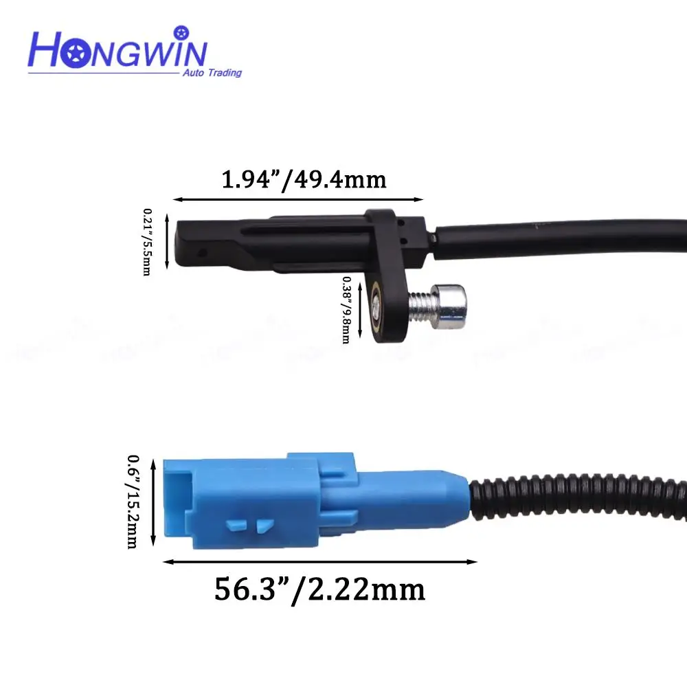 1/2pcs New Rear Left Right Wheel Speed ABS Sensor 4545K7 9670502980 4545.K7 for Peugeot 508 407 Citroen C5 C6 1.6 2.0 HDI 2.2D