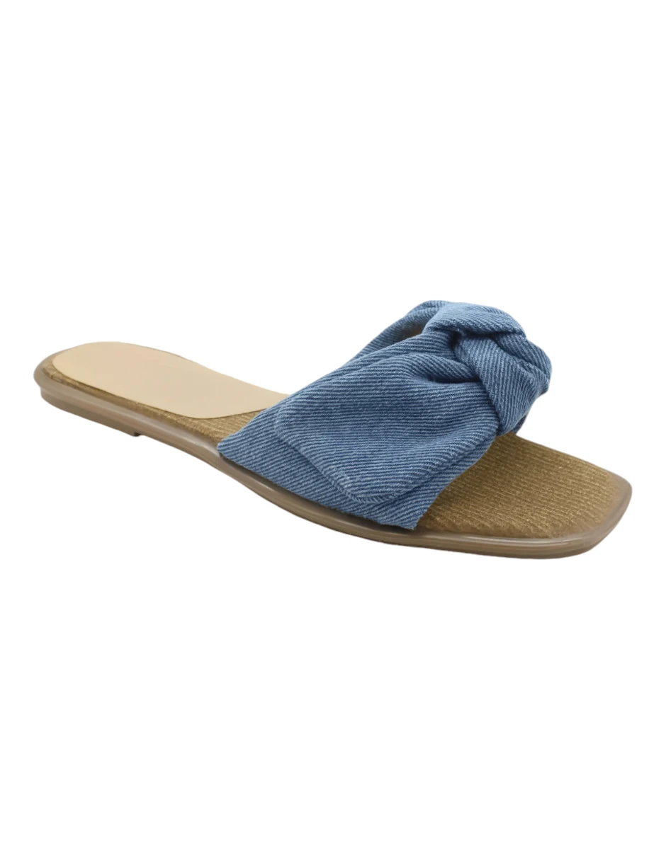 Sandalias de piso en Textil RBBASICS – Azul