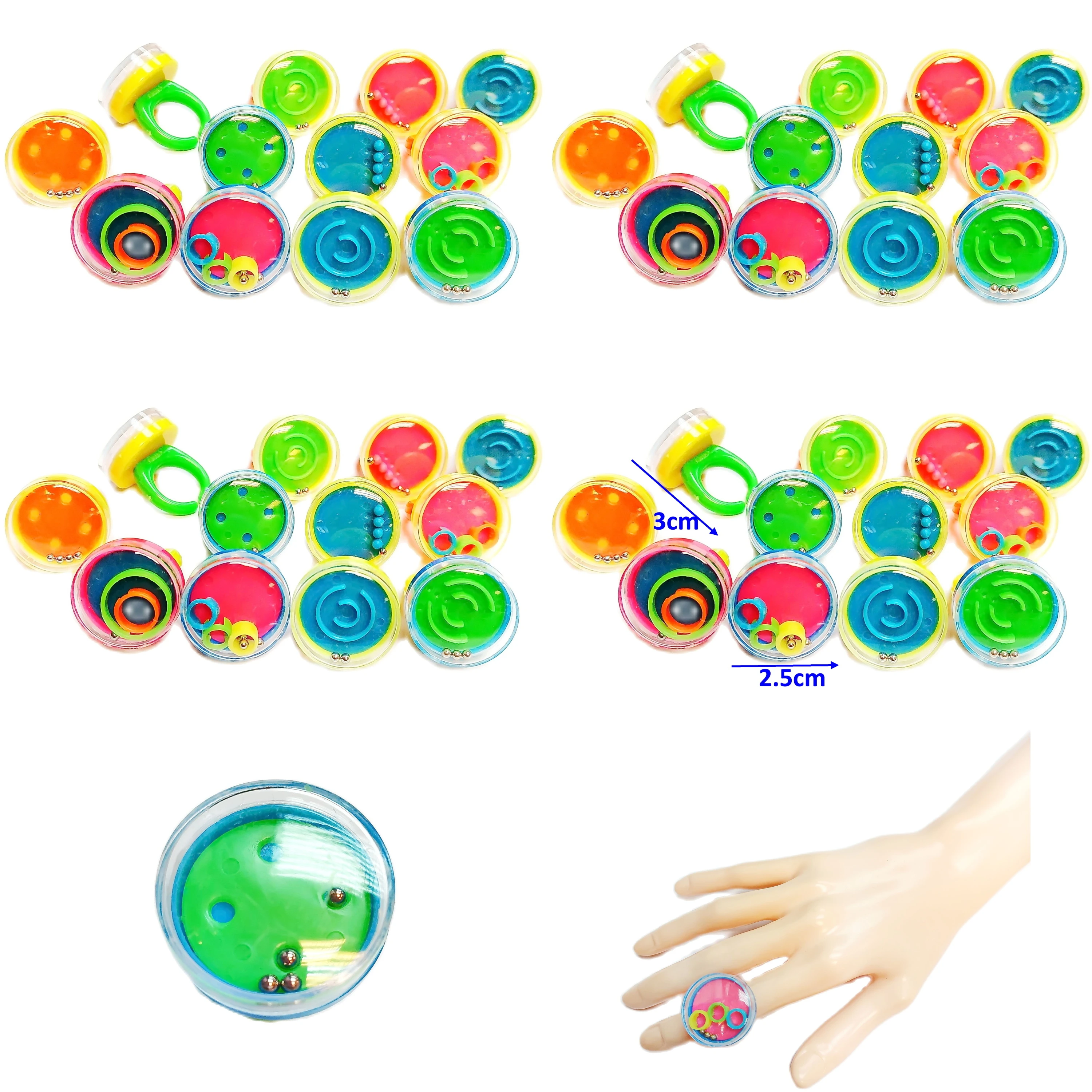 50pc Plastic Girl Kids Mini Maze Rings 14-r653 Cake Decoration Pinata  Filler Supply Novelty Birthday Party Favors Gift Toy Prize - Party Favors -  AliExpress