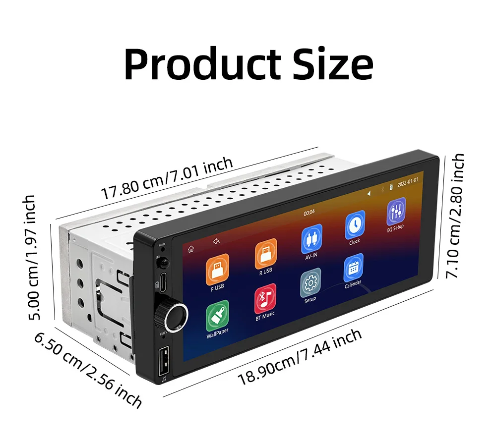 1 Din MP5 Car Radio 6.86'' MP5 Player Wired Carplay Android Auto Universal Multimedia Player Mirror Link Car Stereo 20 Af83bc25d03f74b9694fbfc7c3def825bs 1 Din MP5 Car Radio 6.86'' MP5 Player Wired Carplay Android Auto Universal Multimedia Player Mirror Link Car Stereo