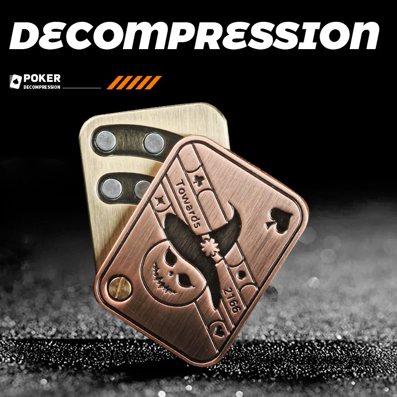 Stress Fidget Slider Poker Fidget Toys Card Edc Fidget