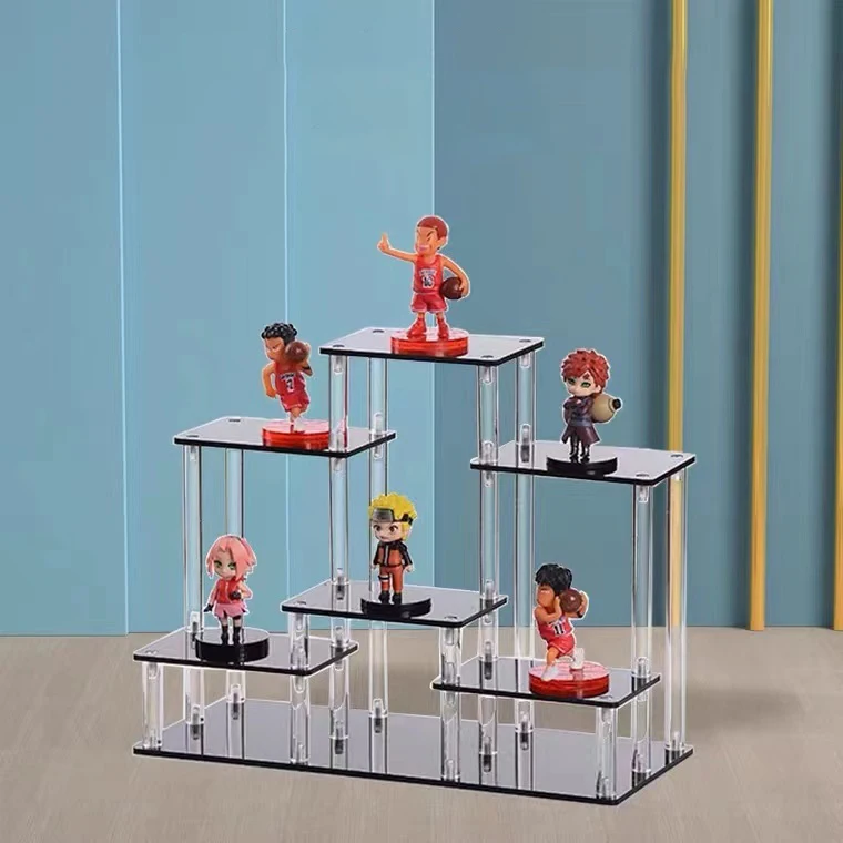 ZYNERY 10 Stück Acryl Display Ständer Set - 5 Größen Für Deko & Verkauf