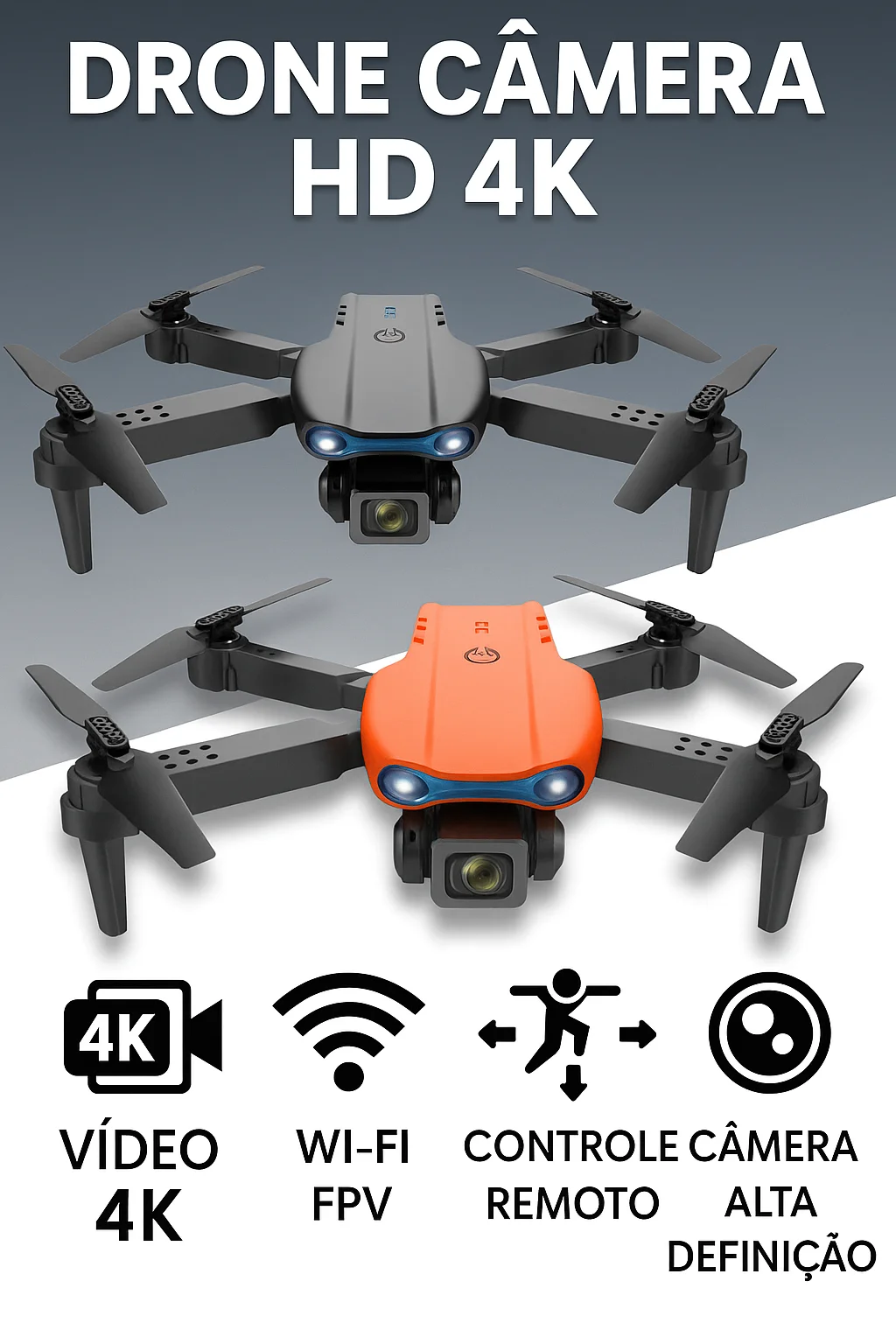 Professional Drone with 4K Camera E99 Pro 2.4G WiFi Recording - 5