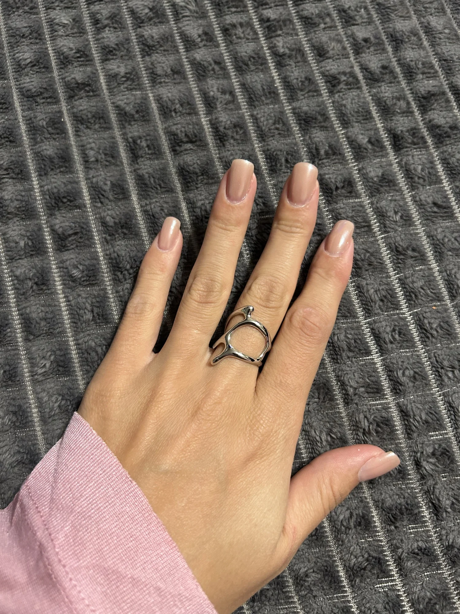 Adjustable Colorful Drip Glaze Ring photo review