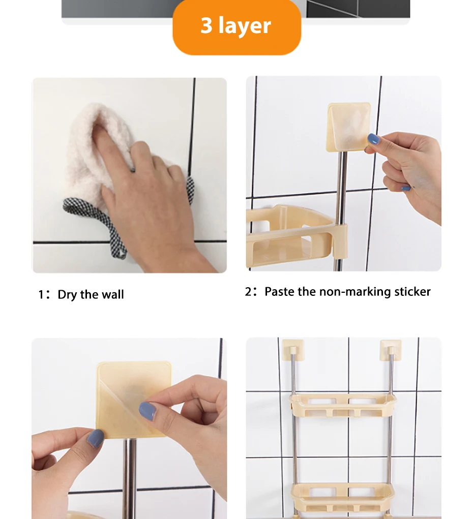 Toilet Rack No Drilling Shelf Above The Toilet Tank Bathroom Rack