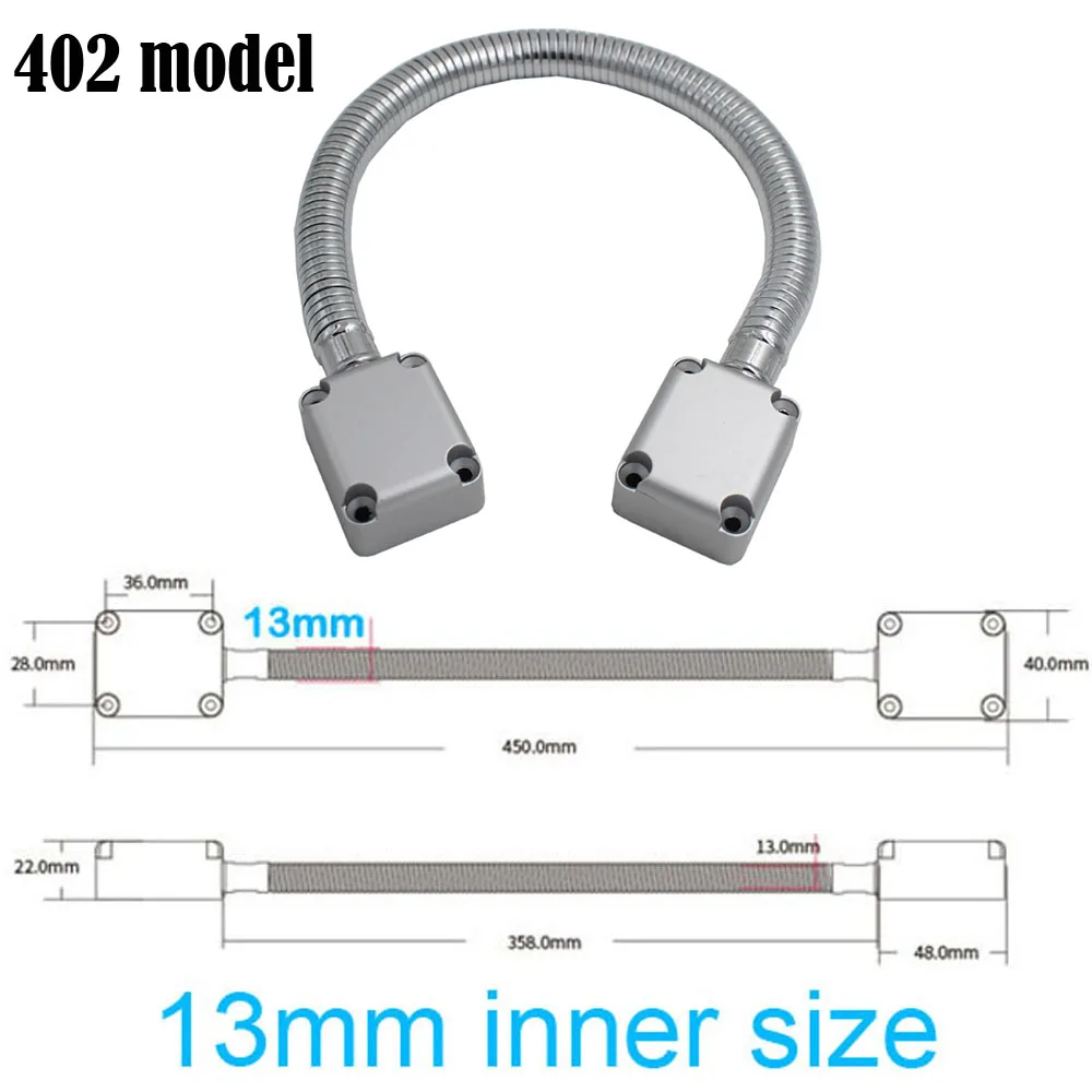 Metal Wire Pipe Springe Sleeve Cable Protector Door Loop Expose Mounting Protect