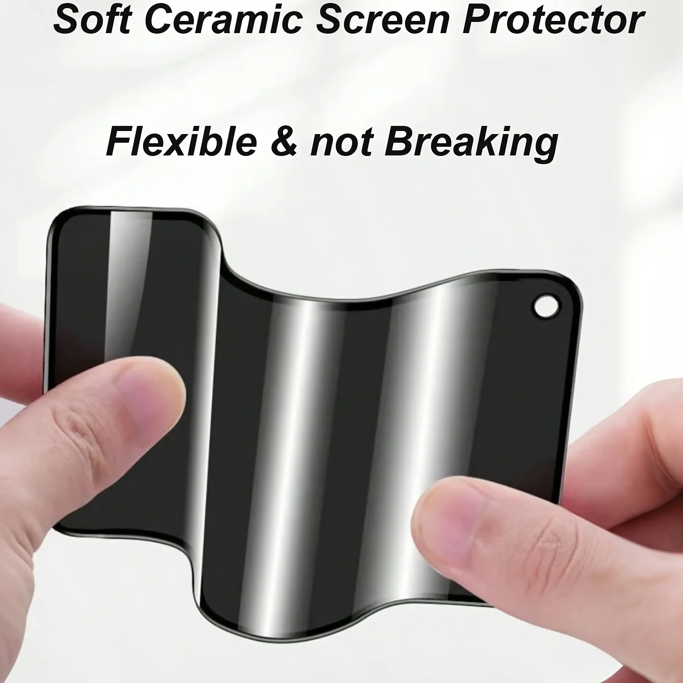 Anti Blue Light Privacy Tempered Glass Screen Protector with Eye Protection - 1-5 Pack