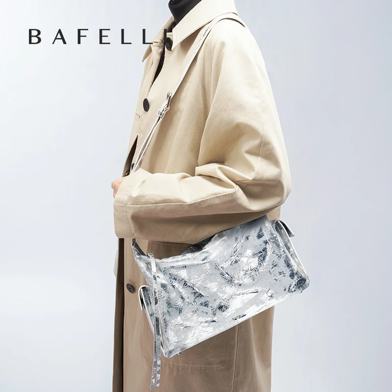 BAFELLI 2025 NUOVA SACCHETTO DA DONNA UNISEX GRANDE DA VIAGGIO DESIGNER IN PELLE GENUINE MARCA DI LUSSO CROSSBODY BORSA CASUALE FASHION - immagine 2