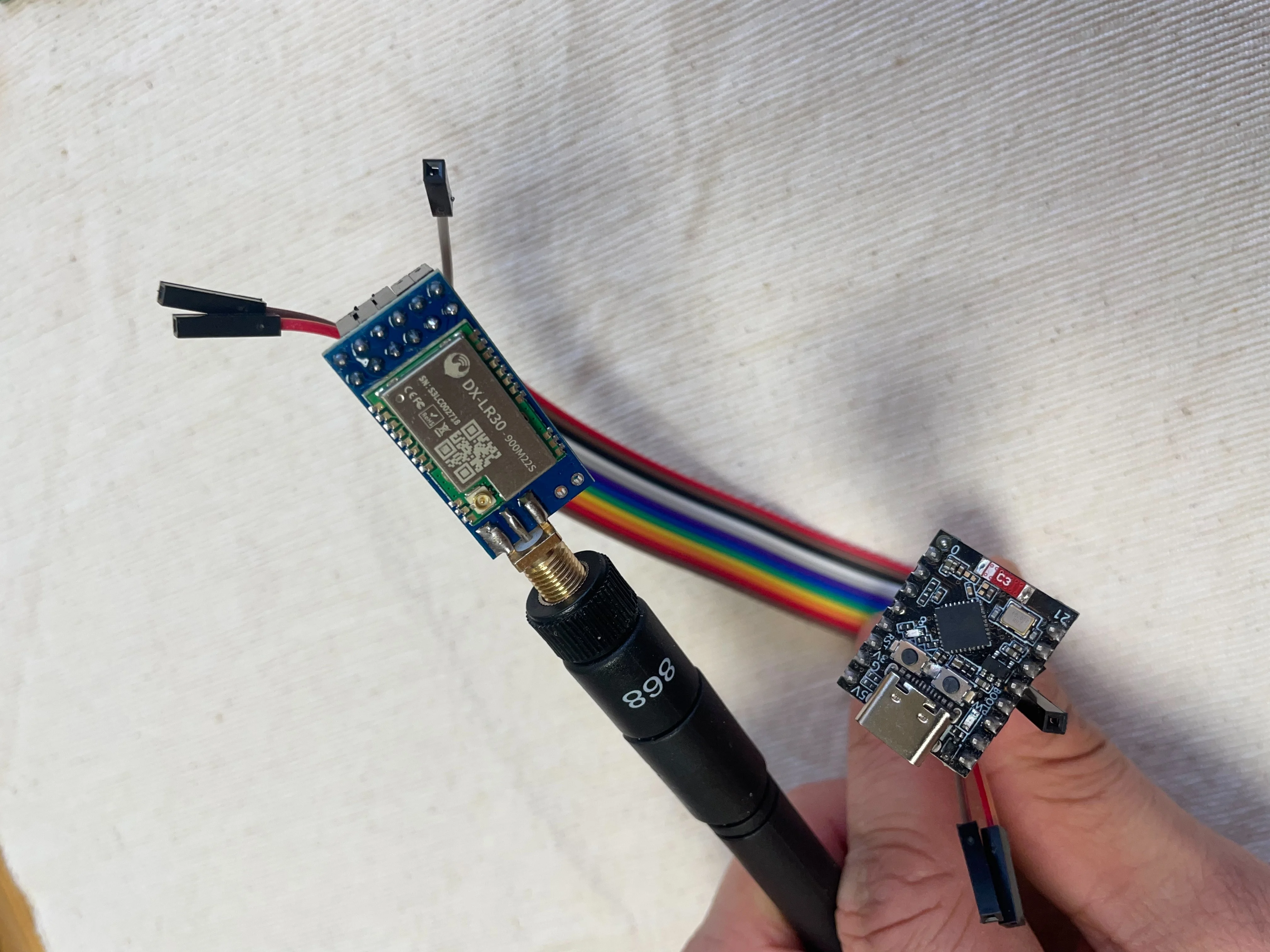 Módulo LoRa SX1262 DX-LR30 868/915/433/475MHz 22dBm 8km Longo Alcance