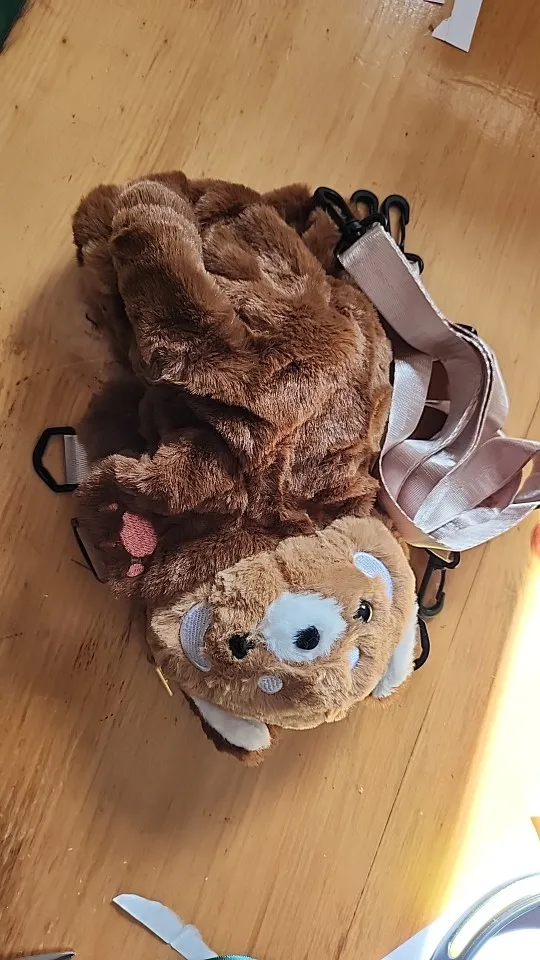 Red Panda Plush Backpack photo review