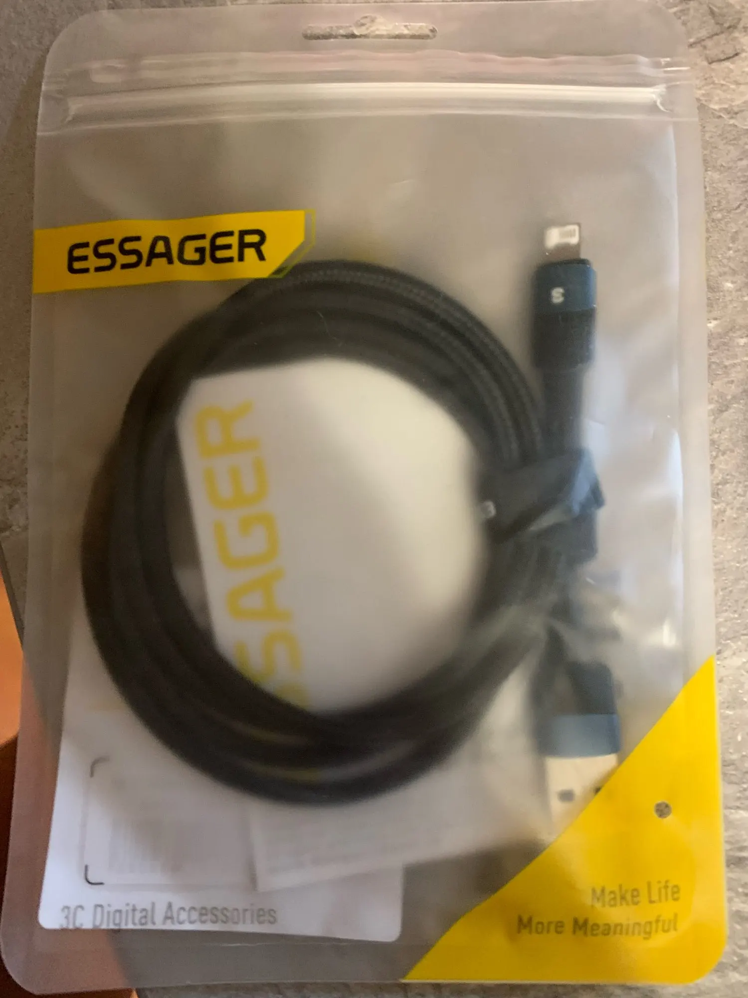 Essager Fast Charging For iPhone Usb Cable 11 12 13 Pro Max Mini Xs Xr X SE 8 7 6 Plus 6s 5 5s 2.4A Wire For iPhone Charger Cord photo review