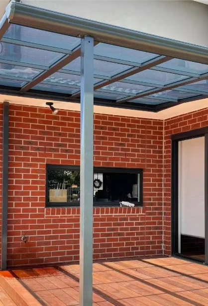 Luxury Aluminum Alloy Awnings Waterproof Polycarbonate Roof Canopy for Outdoor Garden Villa Sunshade Pergola Balcony Protection photo review