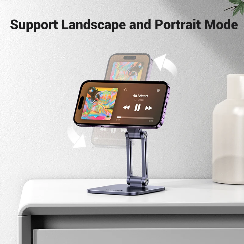 UGREEN Phone Stand Desk Foldable Holder Adjustable Portable Mobile - View #2
