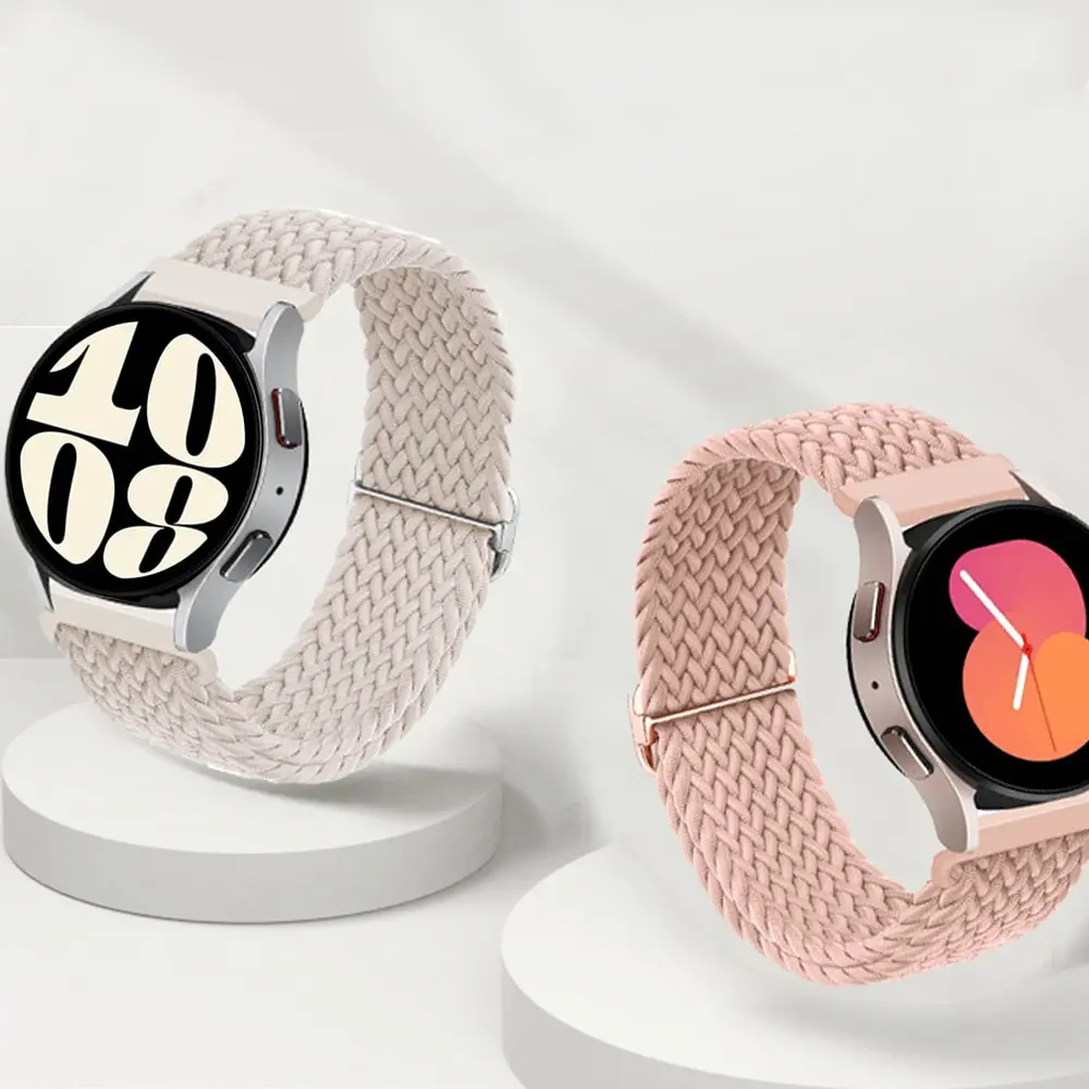 20mm/22mm Band For Samsung Galaxy Watch 4/5/6/5 pro/6 Classic/gear s3/active 2 Braided Solo loop bracelet Huawei GT 2e 3 4 Strap 4 20mm/22mm Band For Samsung Galaxy Watch 4/5/6/5 pro/6 Classic/gear s3/active 2 Braided Solo loop bracelet Huawei GT 2e 3 4 Strap – Bild 4