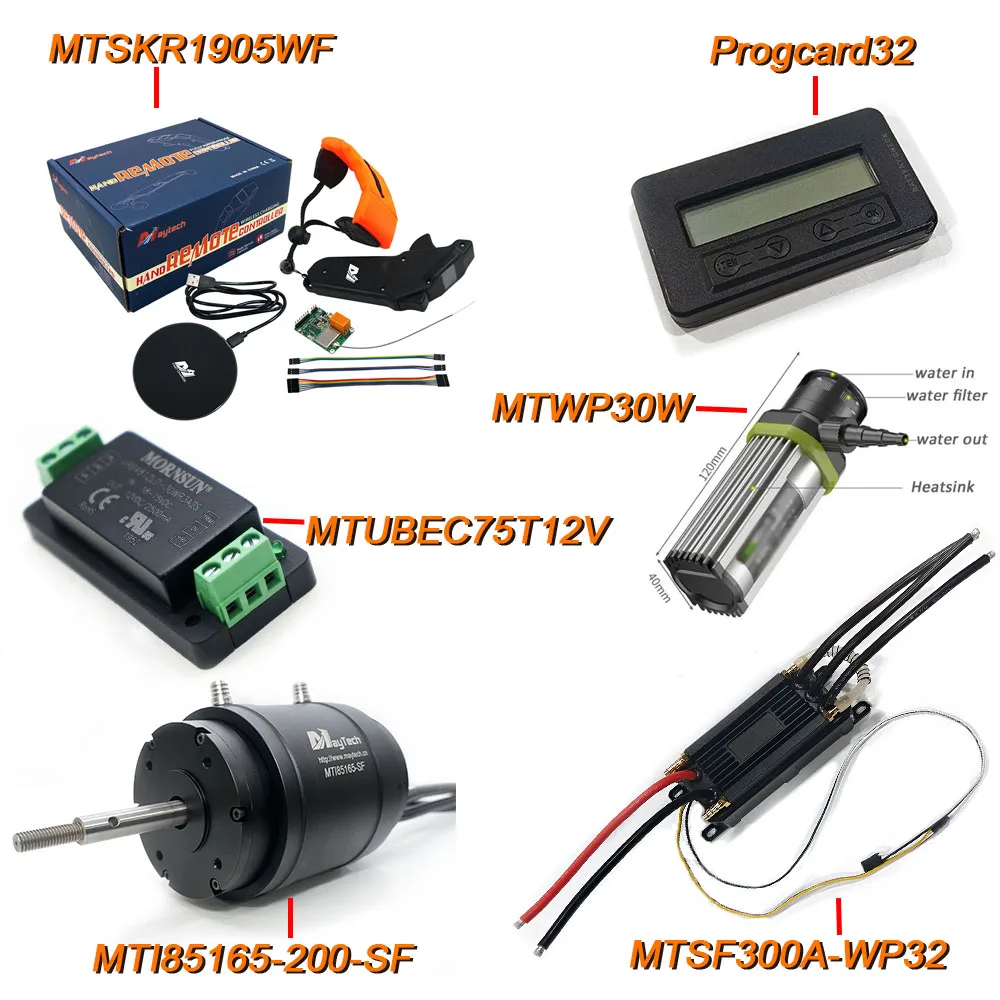 

Maytech DIY Efoil набор 32Bit 300A ESC 85165 200KV Watercool-ed бесщеточный двигатель IP68 пульт дистанционного управления для электрической струйной доски байдарки