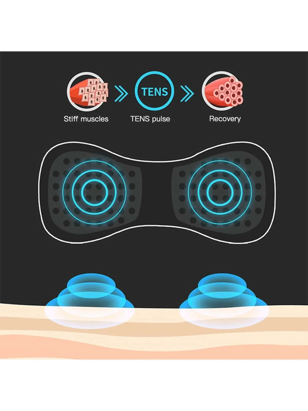 Electric Pulse Neck Massager With Deep Relaxation Modes